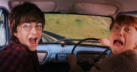 harry potter ron's car